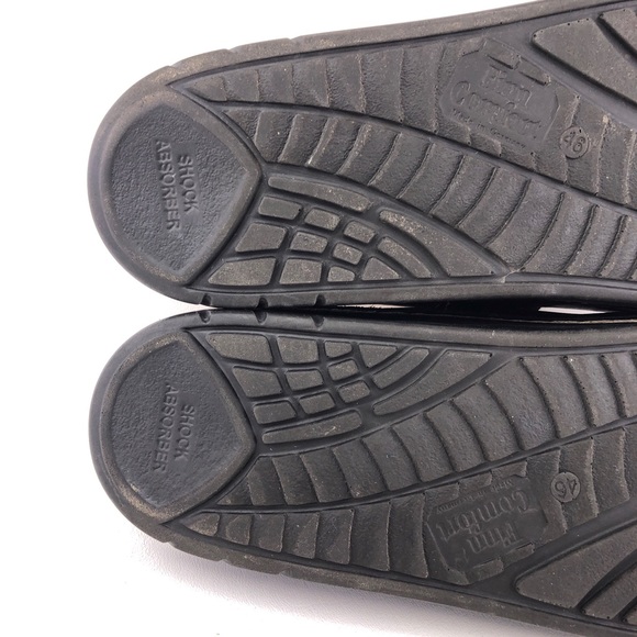 Finn Comfort Andros Black Leather Slide Sandals main image 5